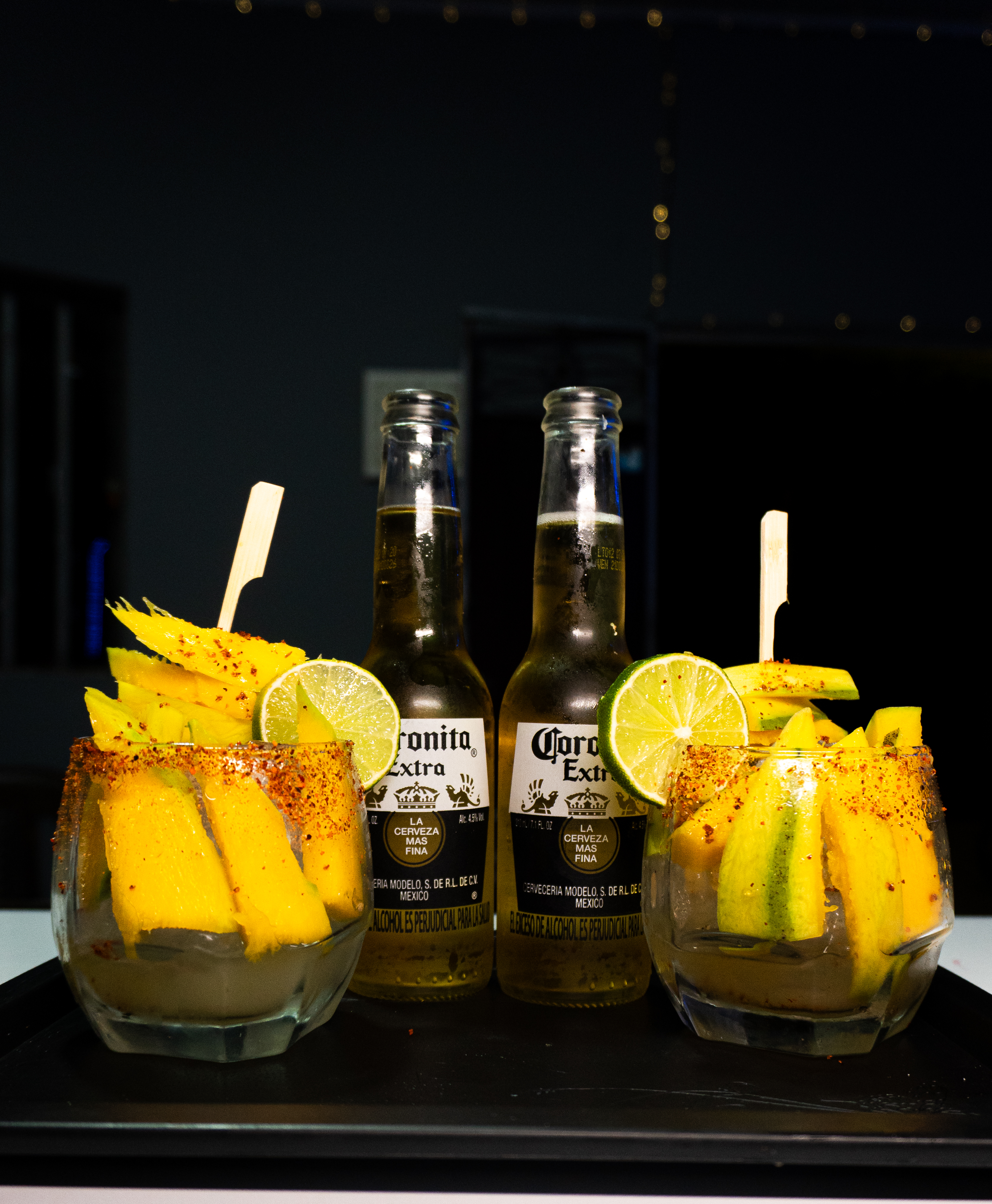 Detalle de coctelería en Alquimia